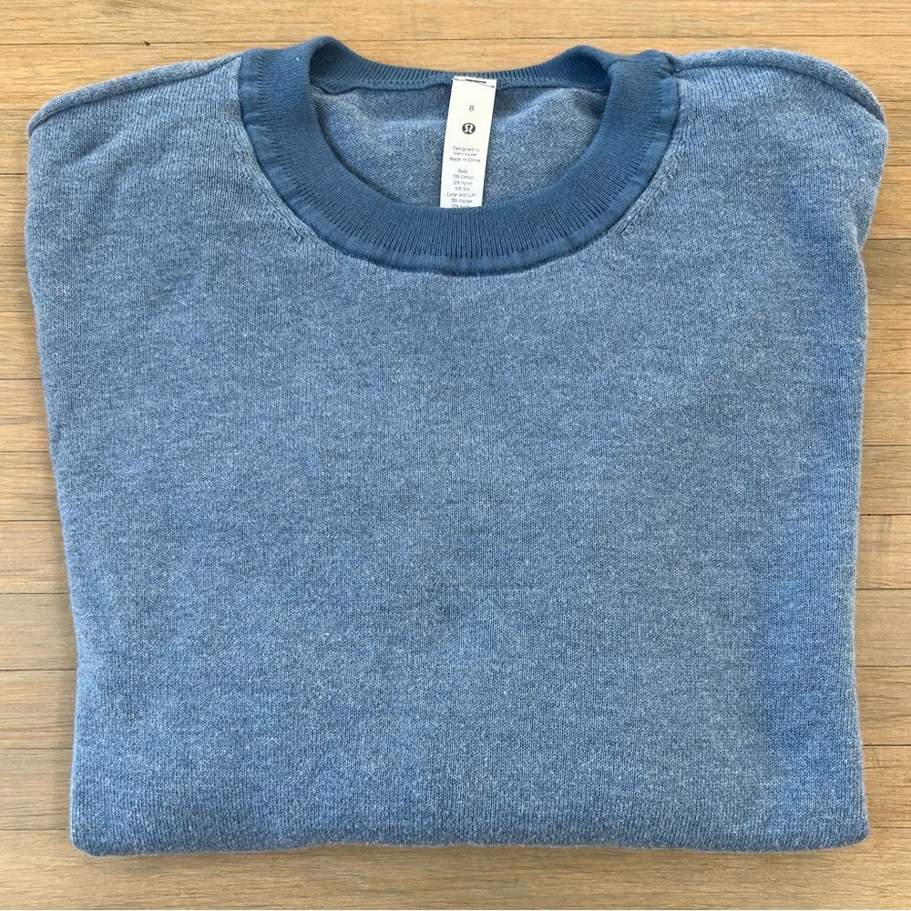 Lululemon silk-blend crewneck sweater
